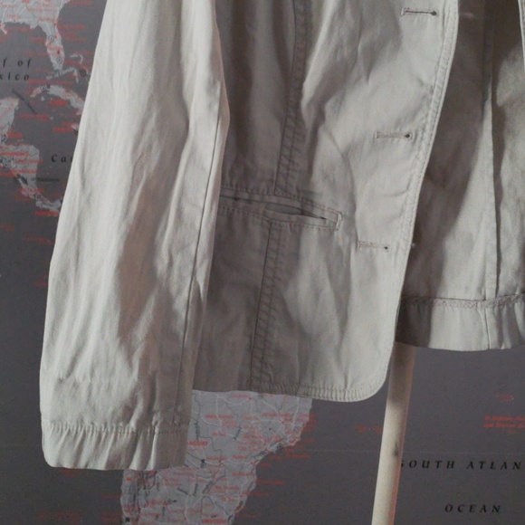 Michael Kors Beige Jacket Hooded Size Medium. - Picture 3 of 8